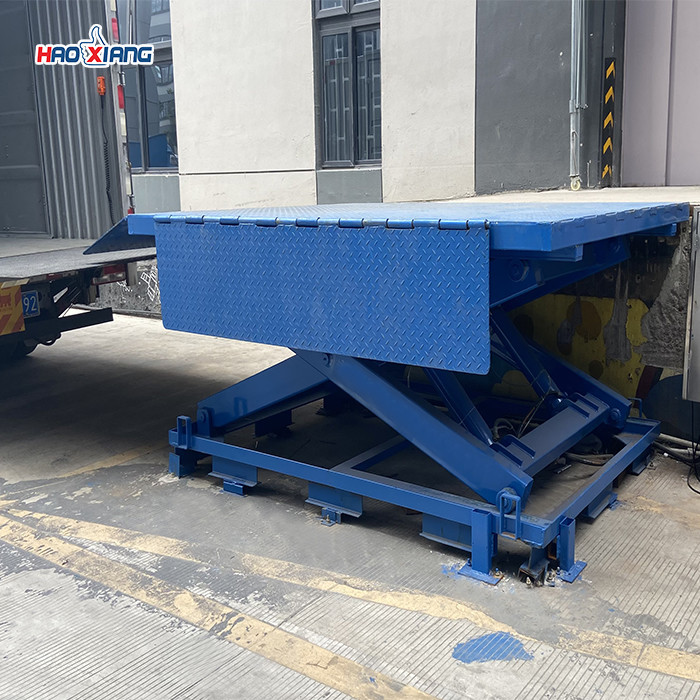 4 Tons Electric Scissor Lift Customized Fixed Platform Stationary ...