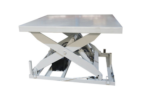 5m Electric Hydraulic Fixed Scissor Lift Platform 4 Ton Loading Capacity