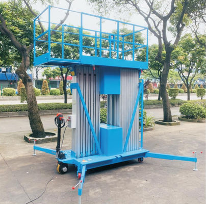 Plataforma de carga hidráulica de aleación de aluminio de 250 kg Elevadores verticales de manipulación de materiales