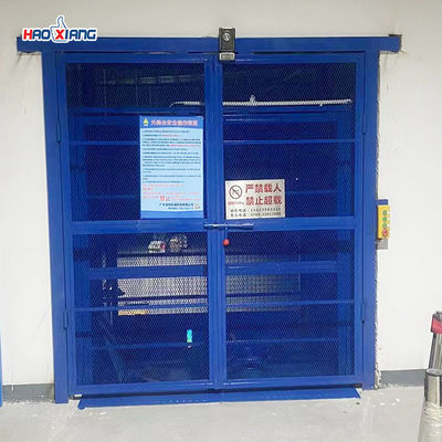 500kg-20000kg Industrial Elevators And Lifts Blue Freight Elevator Platform