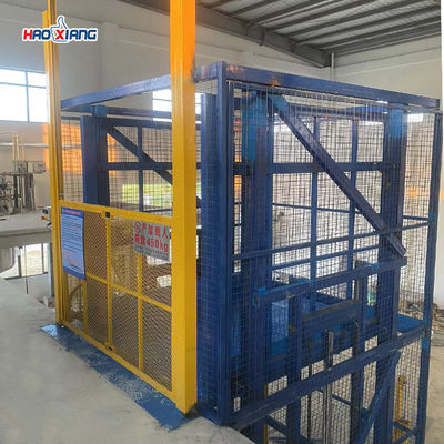 Plataforma de elevação hidráulica de carga pesada de 20.000 kg - Elevador de carga ferroviário de guia para logística de armazém