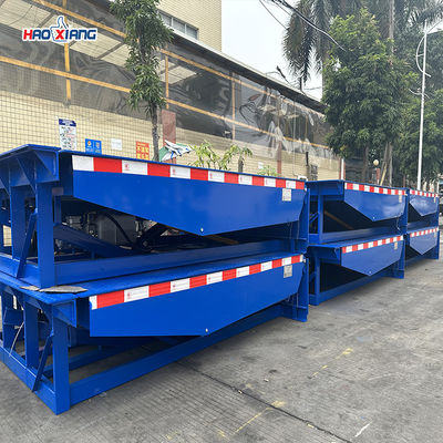 10000 Kgs Hydraulic Dock Leveler Electric 10Ton Loading Unloading Platform