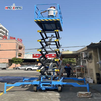 1500 kg sollevamento idraulico mobile a forbice 16s-132s sollevamento aereo portatile