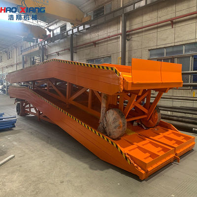 10 Ton Capacity Mobile Loading Ramp Durable Design With Anti-Slip Surface