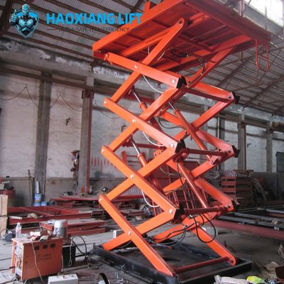 Anti-Slip Surface & Heavy-Duty Stability - Fixed Stationary Scissor Lift Platform, Hydraulic Lift