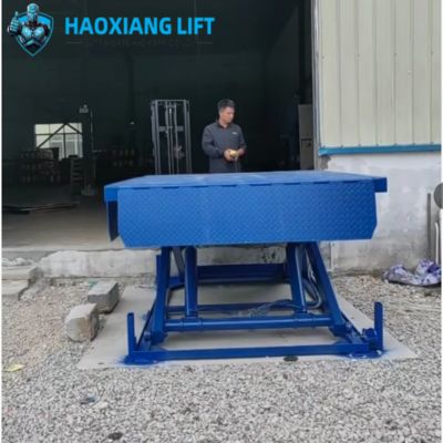 Industrial-Grade Reliable Fixed Hydraulic Scissor Lift  - Roller-Assisted Loading/Unloading