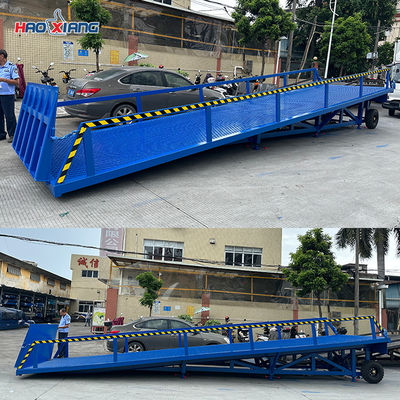 Flt Loading Ramp 1m High Guardrail Mobile Dock Ramp Loading Dock Ramps For Forklift