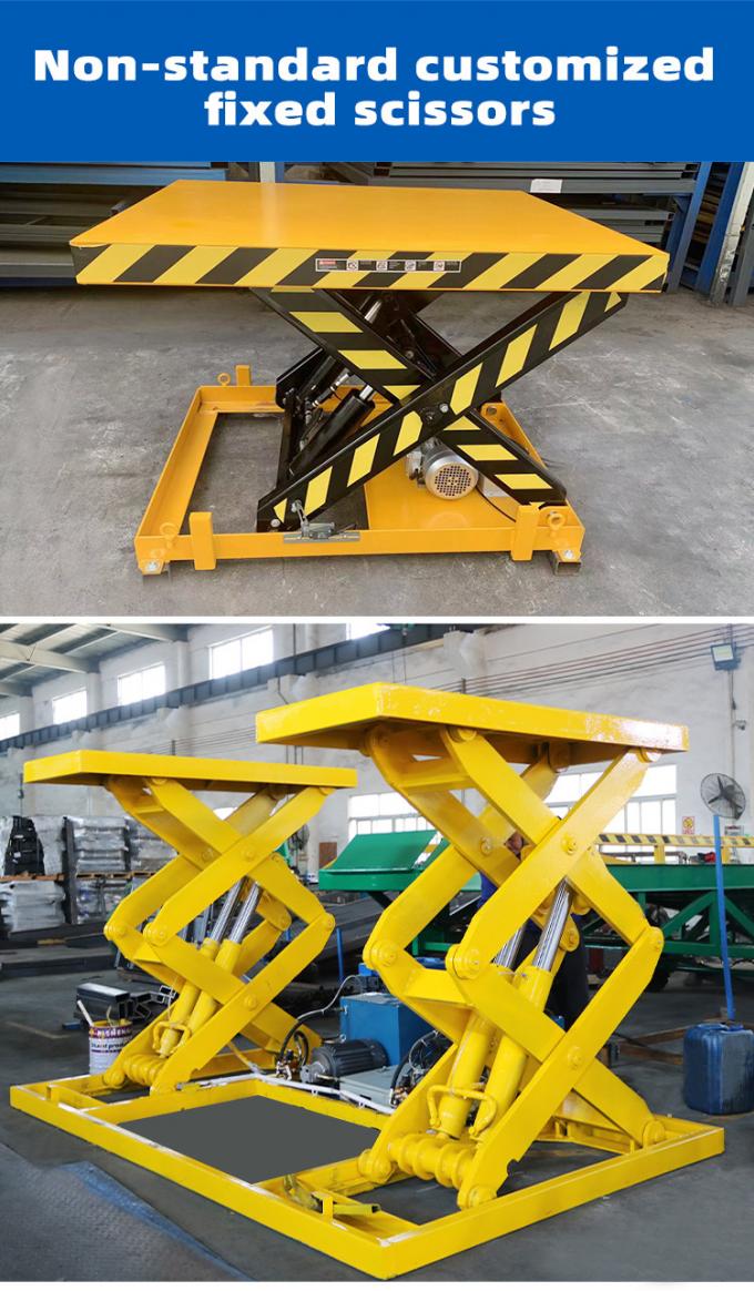 4000mm Stroke Electric Hydraulic Lift Table 1000kg Electric Scissor ...